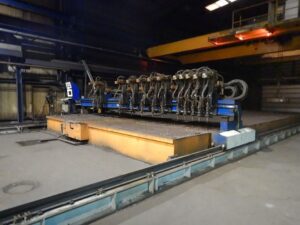16 000 x 8100 mmStocknummer: O.16 11208Hauptkategorie: [O] Abkantpressen, Walzmaschinen, Richtmaschinen, Lasermaschinen und Brennschneidmaschinen, Stanzmaschinen & ProfilierungsanlagenUnterkategorie: [O.16] Brennschneidmaschinen (gas + plasma)Markenname: Messer Griesheim » Fragen Sie ein individuelles Angebot