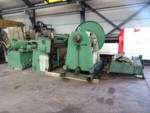 1500 x 4 mm decoiler & straightenerStocknummer: O.09 11063Hauptkategorie: [O] Abkantpressen, Walzmaschinen, Richtmaschinen, Lasermaschinen und Brennschneidmaschinen, Stanzmaschinen & ProfilierungsanlagenUnterkategorie: [O.09] Richtmaschinen fur aufwickelhaspelnMarkenname: Weingarten » Fragen Sie ein individuelles Angebot