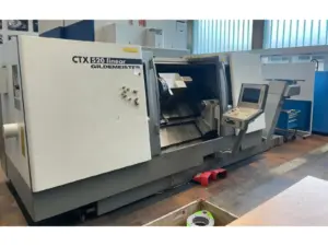 CTX 520 linear Drehmaschine Hydr. Lünette, Angetriebene